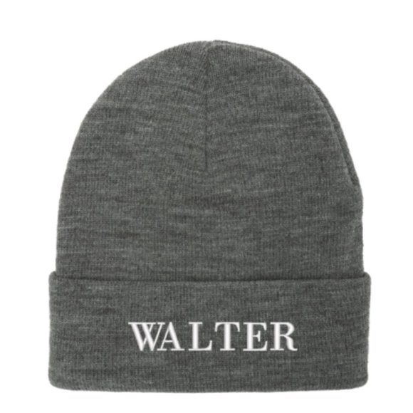 WALTER EMBROIDERED SOFT SPUN BEANIE | bythelionnody main image 5